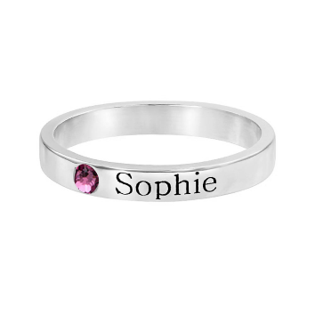 Platinum name ring deals