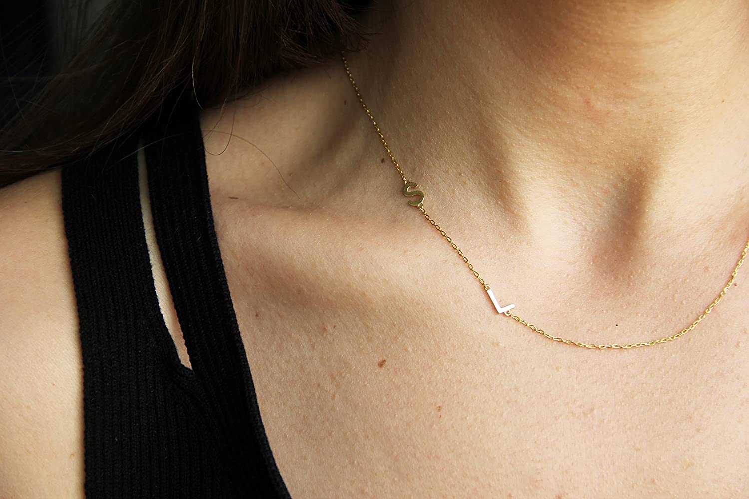 Initial Medium Necklace – Noellery