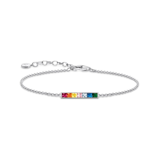 THOMAS SABO Bracelet colourful stones silver - Prime & Pure