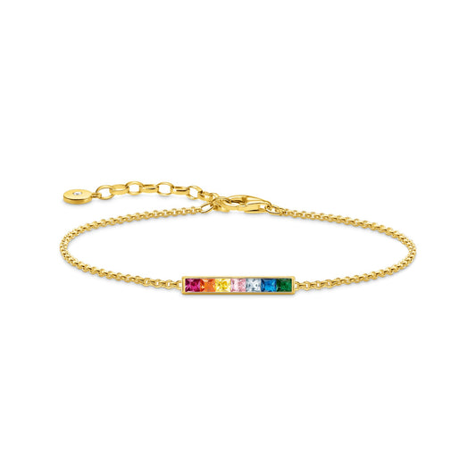 THOMAS SABO Bracelet colourful stones gold - Prime & Pure