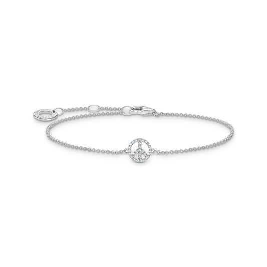 THOMAS SABO Bracelet peace with colourful stones silver - Prime & Pure