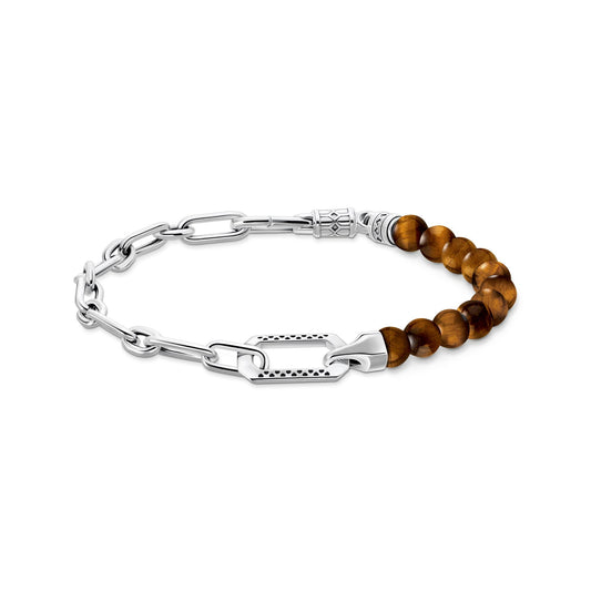 THOMAS SABO Bracelet with Brown Beads - Prime & Pure
