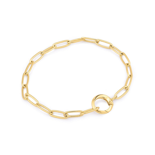 Ania Haie Gold Link Charm Chain Connector Bracelet - Prime & Pure