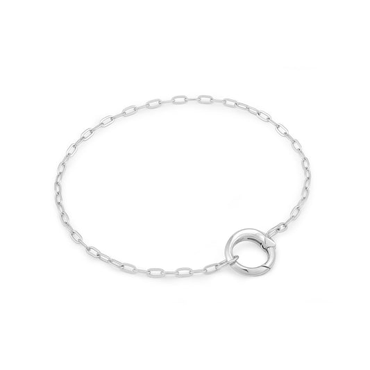 Ania Haie Silver Mini Link Charm Chain Connector Bracelet - Prime & Pure