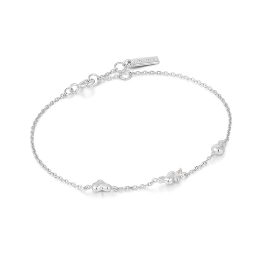 Ania Haie Silver Twisted Wave Chain Bracelet - Prime & Pure