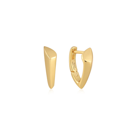 Ania Haie Gold Arrow Huggie Hoop Earrings - Prime & Pure