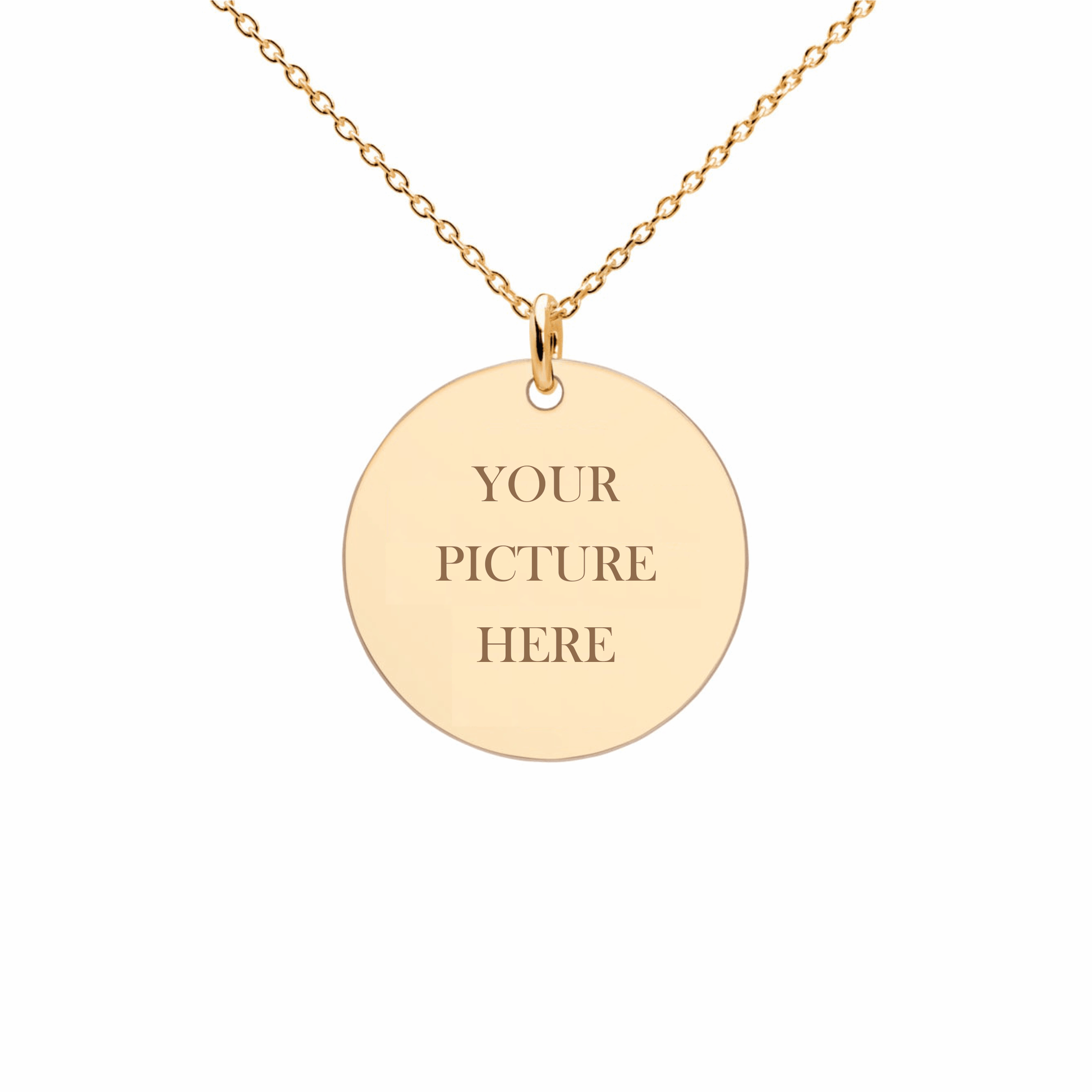 Photo Necklace Picture Necklace photo on the front and back