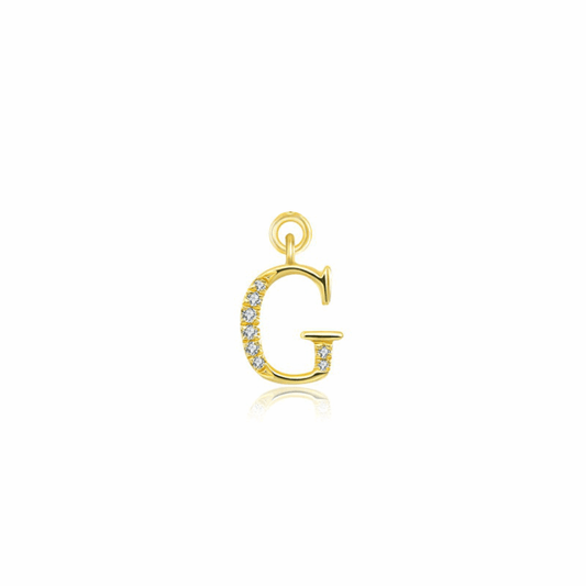 Iced Letter " G " Pendant - Prime & Pure