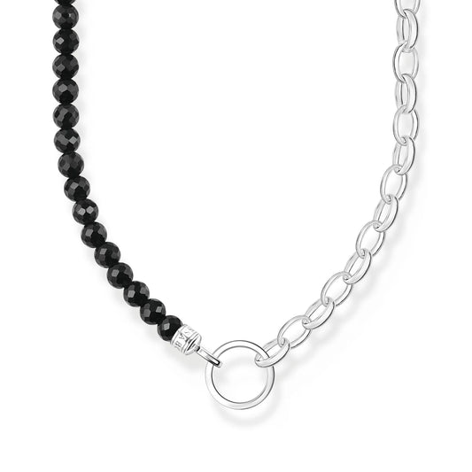 THOMAS SABO Chain Onyx Bead Necklace - Prime & Pure