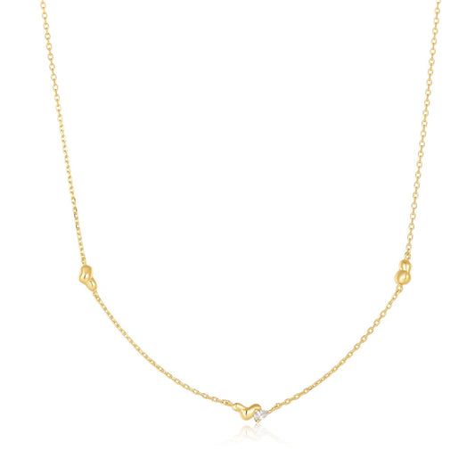 Ania Haie Gold Twisted Wave Chain Necklace - Prime & Pure