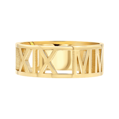 Roman Numeral Ring - Prime & Pure
