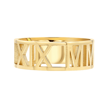 Roman Numeral Ring - Prime & Pure