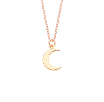 Crescent moon necklace Gold Moon Crescent Moon Dainty Moon