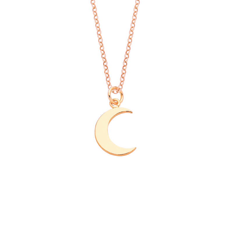 Crescent moon necklace - Prime & Pure