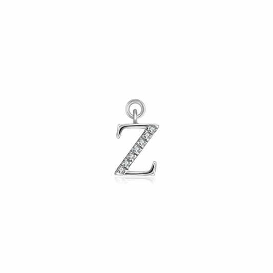 Iced Letter " Z " Pendant - Prime & Pure