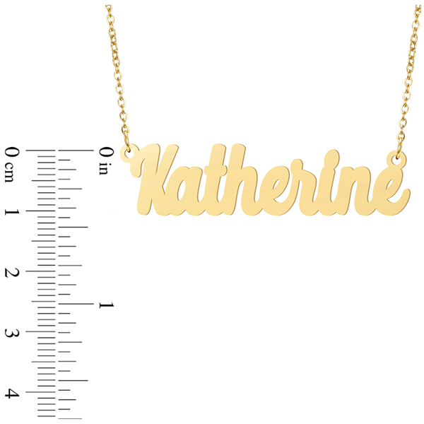 Katherine hotsell name necklace