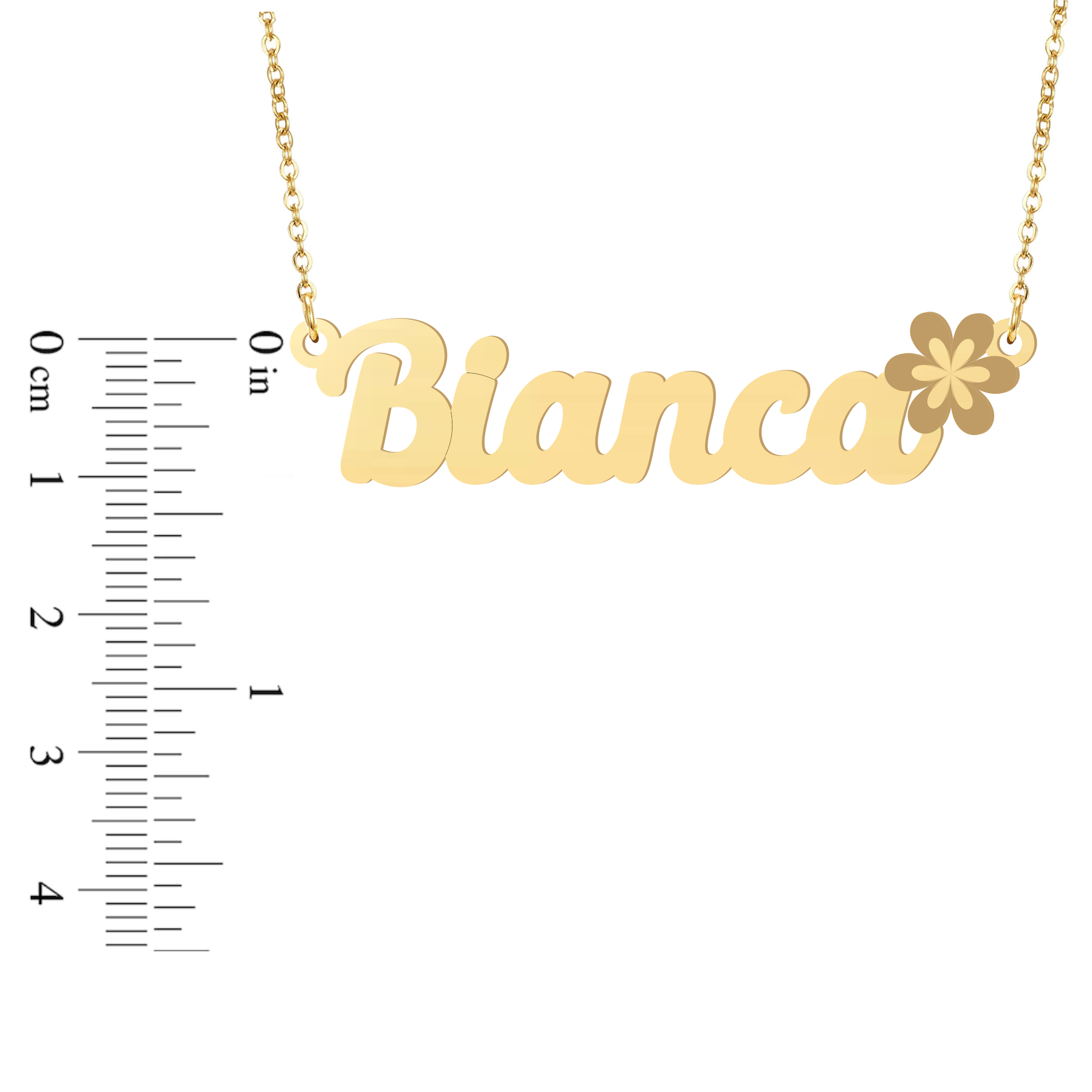 Bianca name necklace deals
