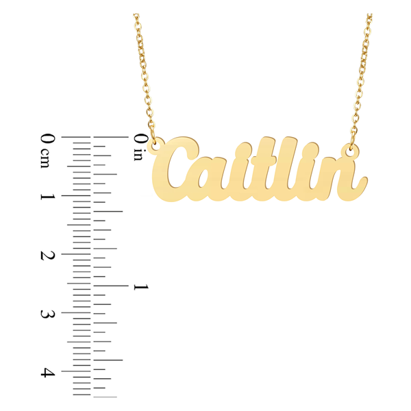Caitlin name hot sale necklace