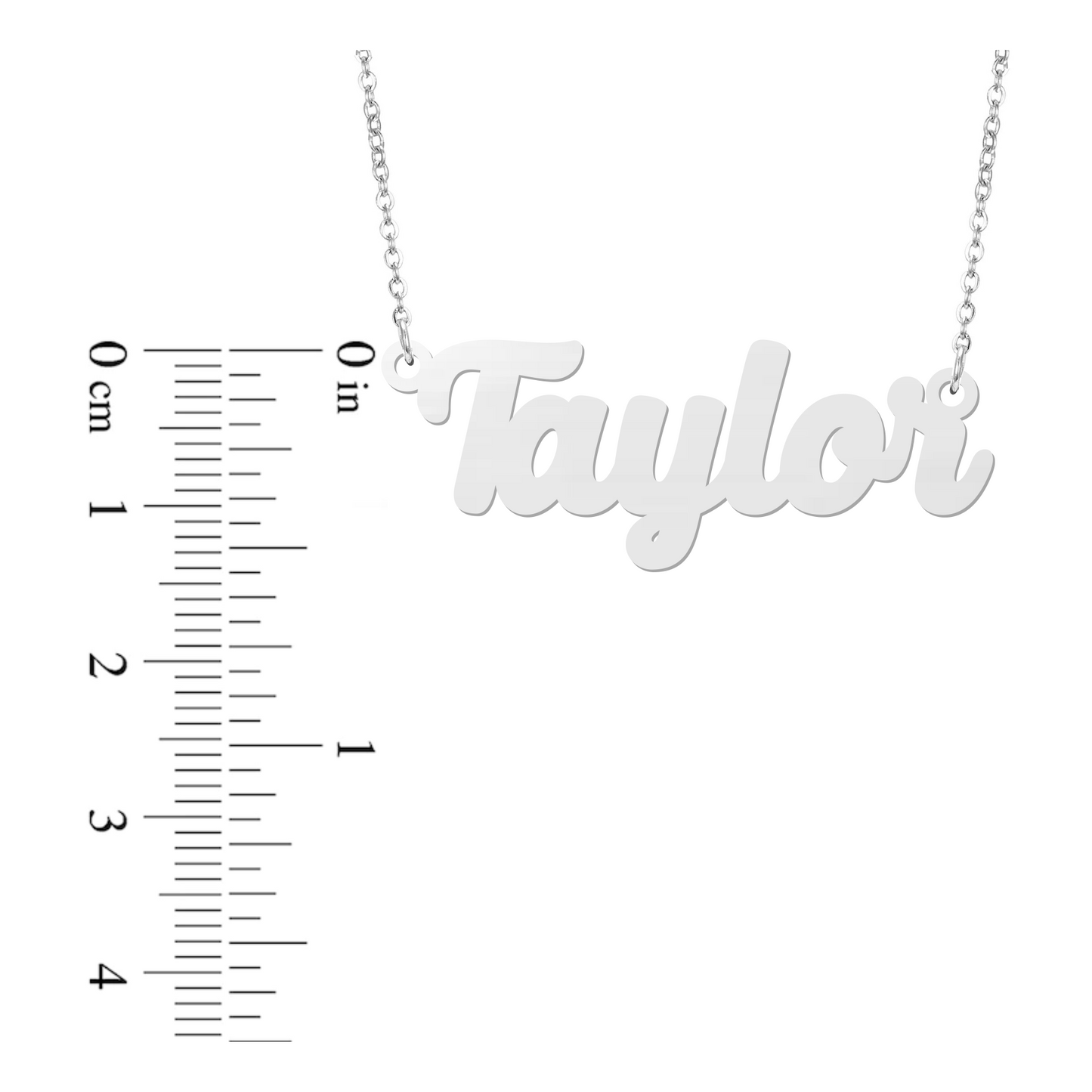 Taylor online name necklace