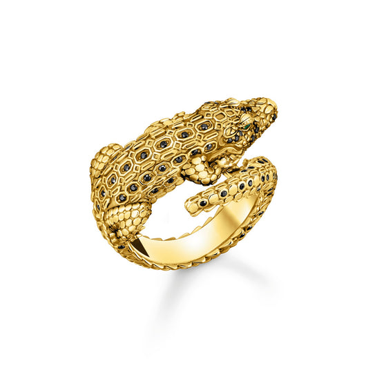 THOMAS SABO Gold Crocodile Ring - Prime & Pure