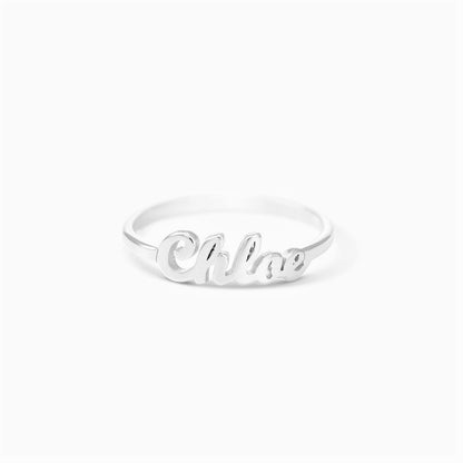 Simple Name Ring - Prime & Pure