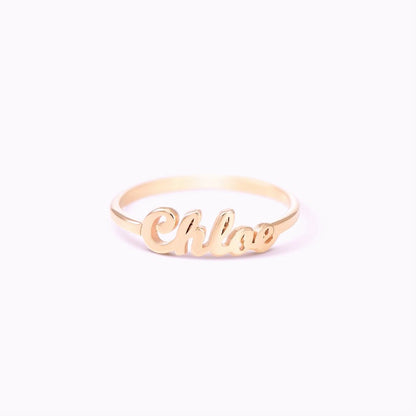 Simple Name Ring - Prime & Pure