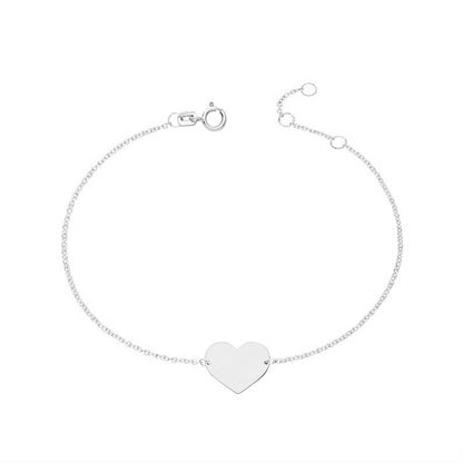 Engraved Heart Bracelet - Prime & Pure