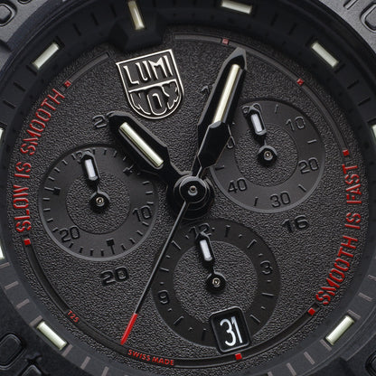 Luminox Navy SEAL Chronograph "Slow is Smooth, Smooth is Fast" 45mm Military Watch - 3581.SIS - Prime & Pure