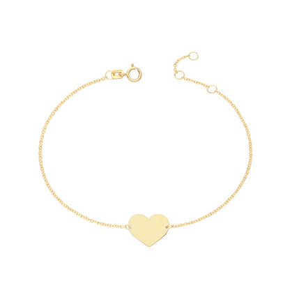 Engraved Heart Bracelet - Prime & Pure