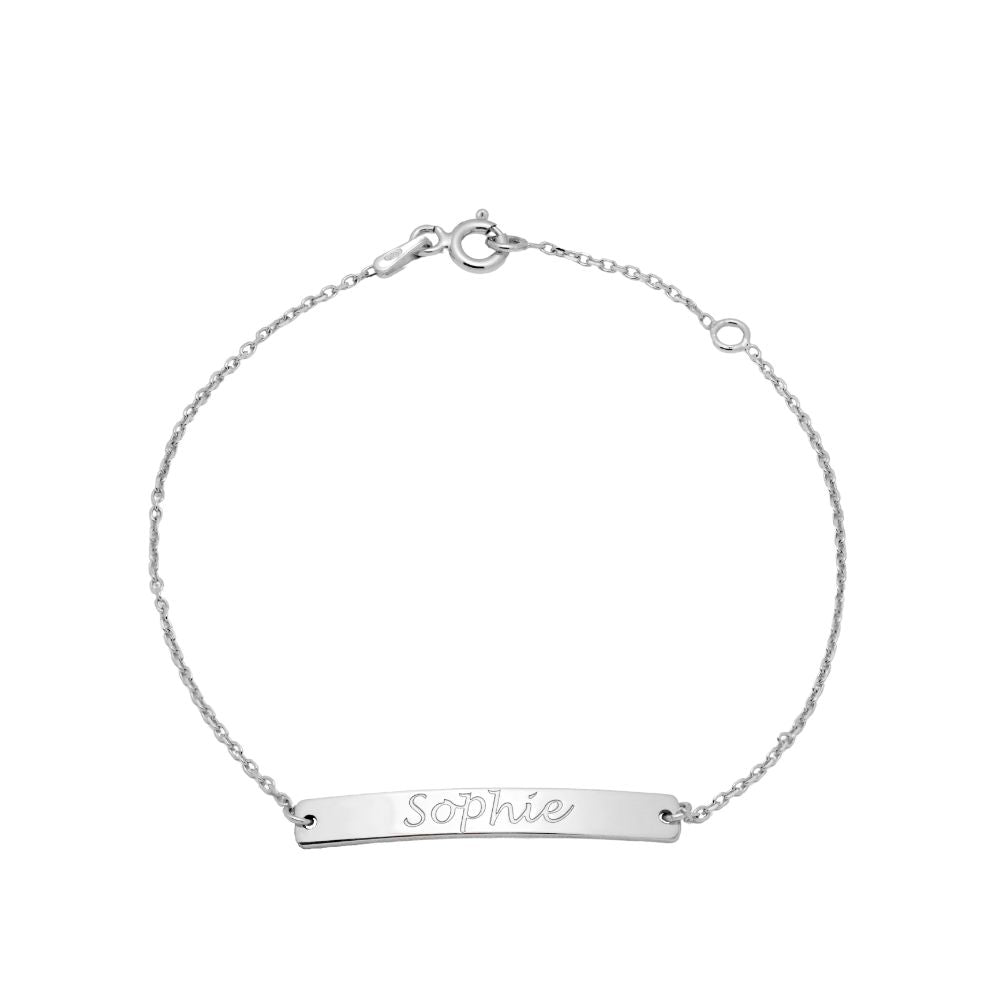 Engraved Bar Bracelet (2) - Prime & Pure