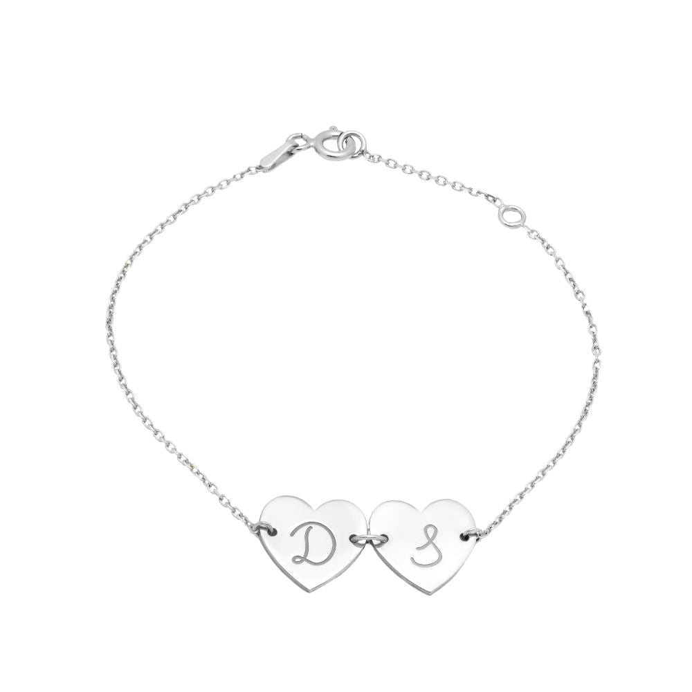 Double Hearts Bracelet - Prime & Pure