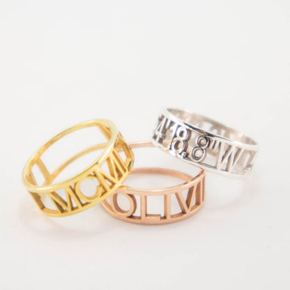 Roman Numeral Ring - Prime & Pure