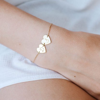 Double Hearts Bracelet - Prime & Pure