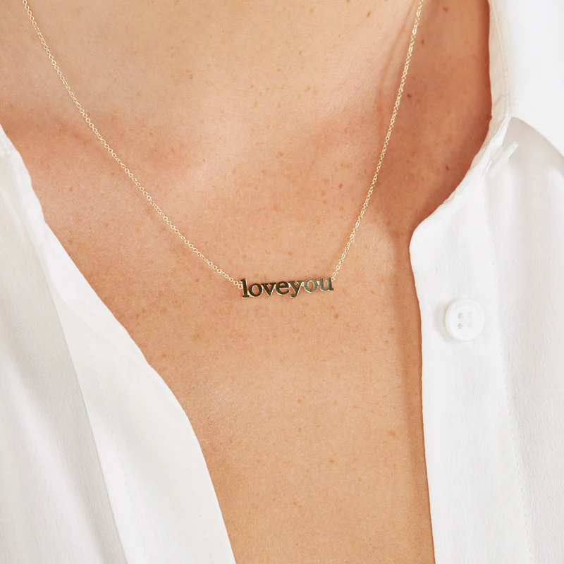 Love in outlet arabic necklace
