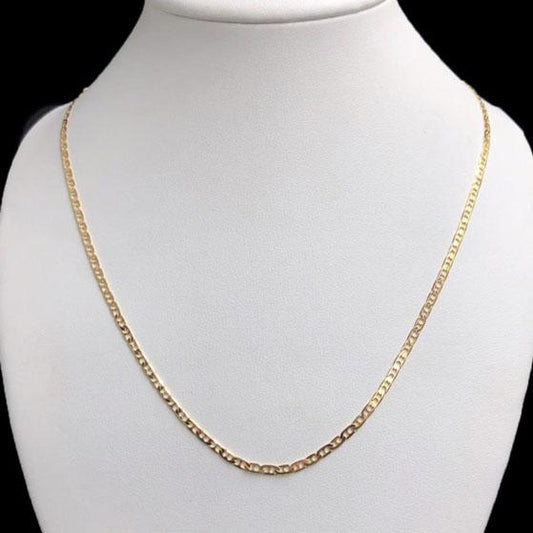 Bevelled Anchor Band 60 - 9 Karat Gold Chain - Prime & Pure