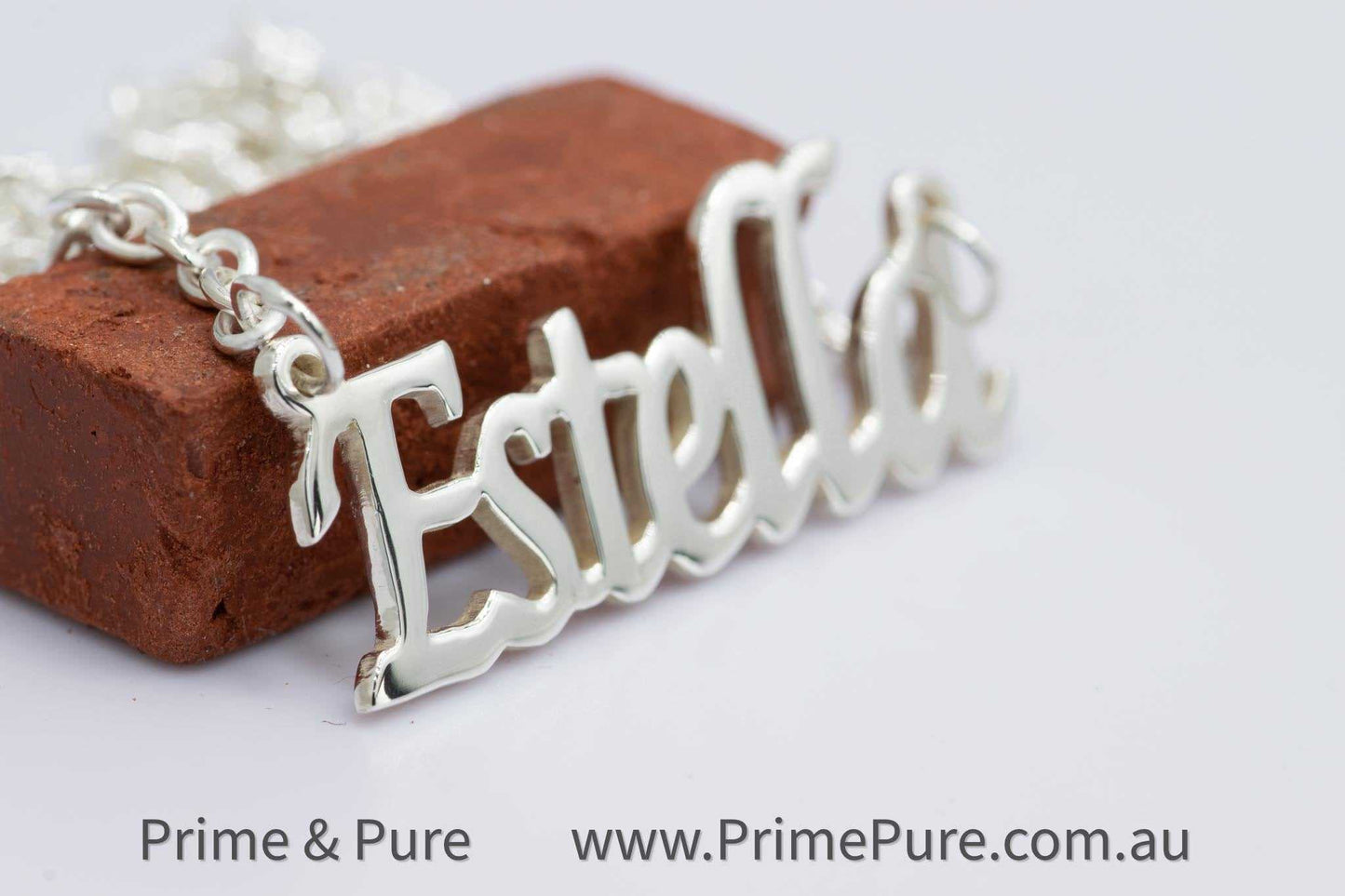 Genuine Silver Name Necklace - Prime & Pure