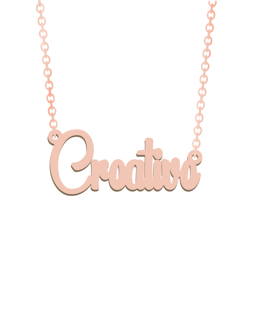 Rose gold personalized necklace deals