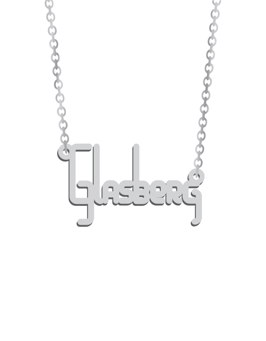 Glass Name Necklace - Prime & Pure
