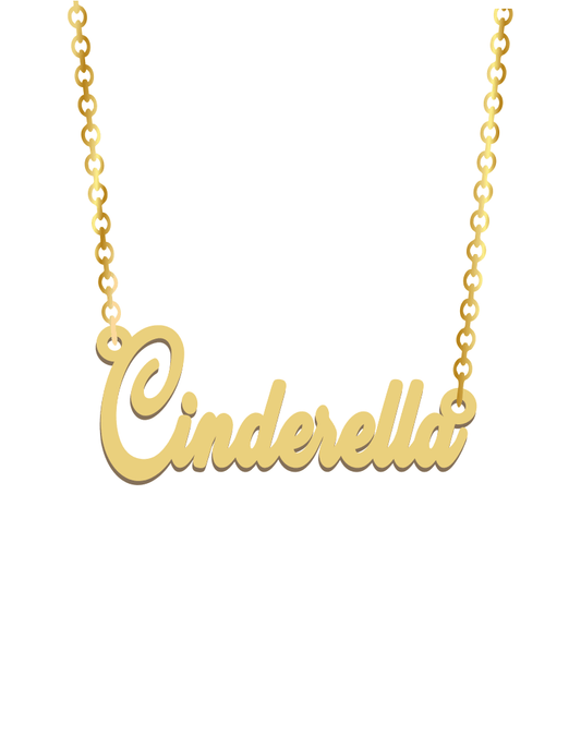 Cinder Name Necklace - Prime & Pure