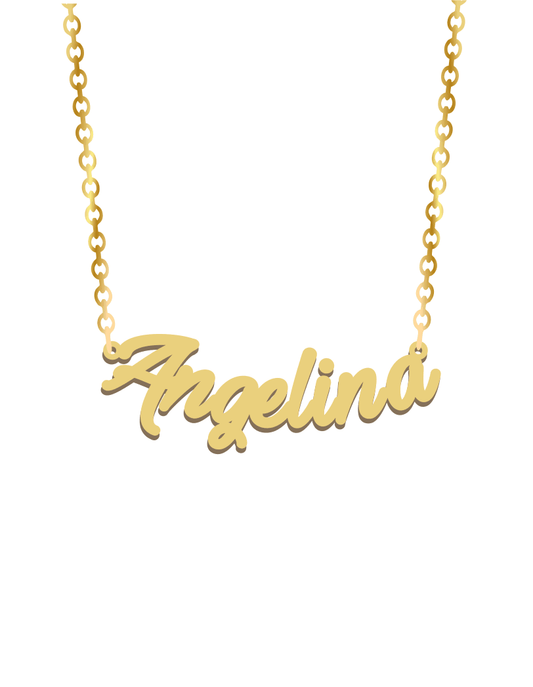 Curved Name Necklace - Prime & Pure