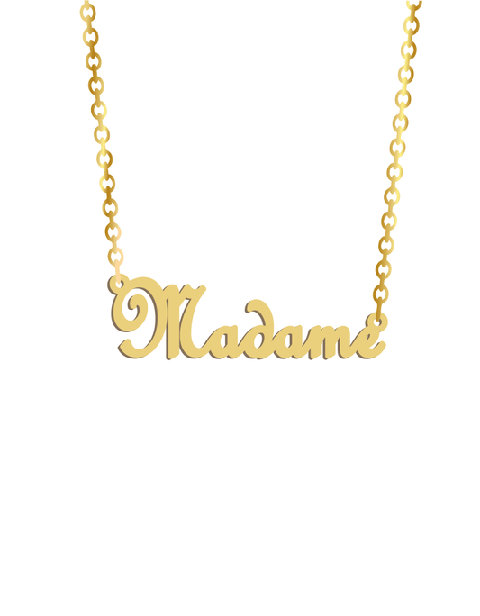 French Name Necklace - Prime & Pure