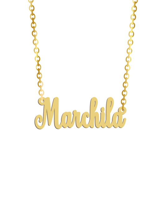 March Name Necklace - Prime & Pure