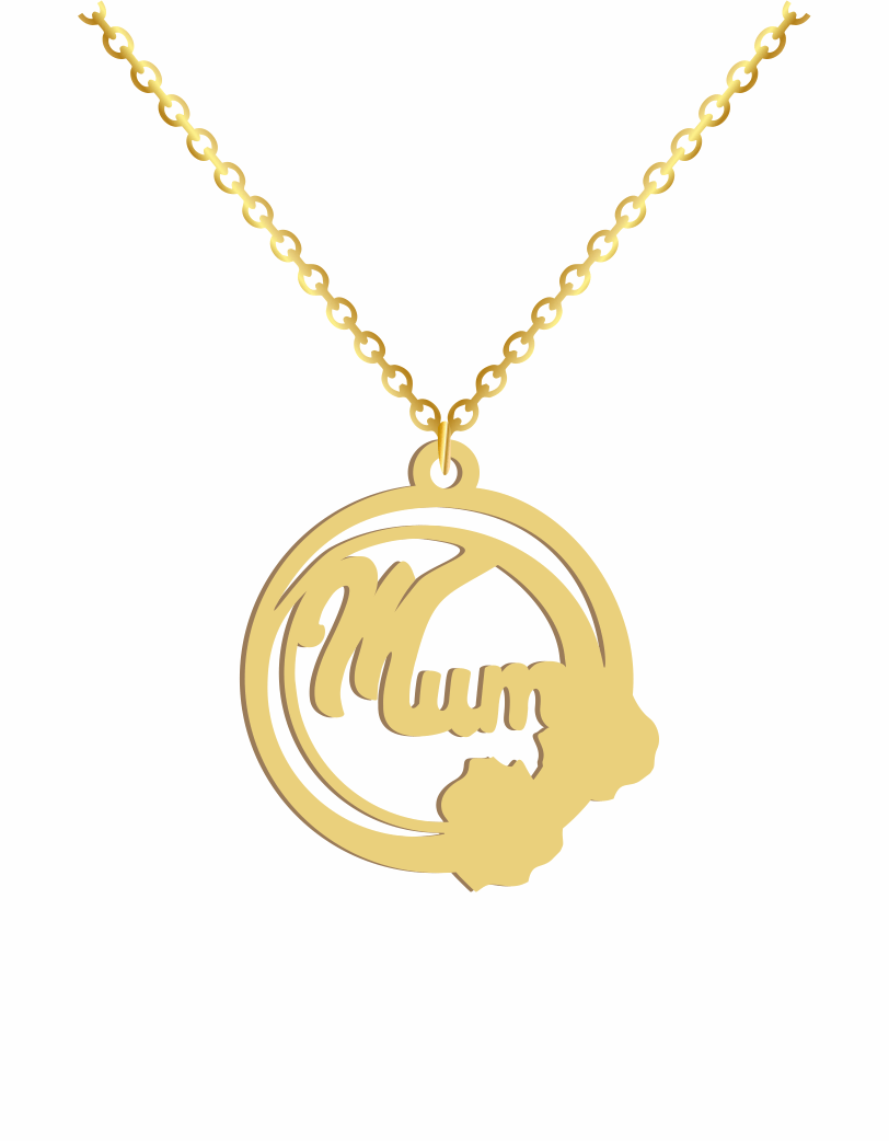 Mum Pendant & Chain 9ct Yellow Gold | Smiths the Jewellers Lincoln