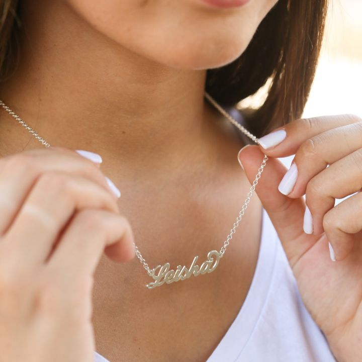 Sterling Silver Name Necklace by Prime & Pure Australia - Prime & Pure