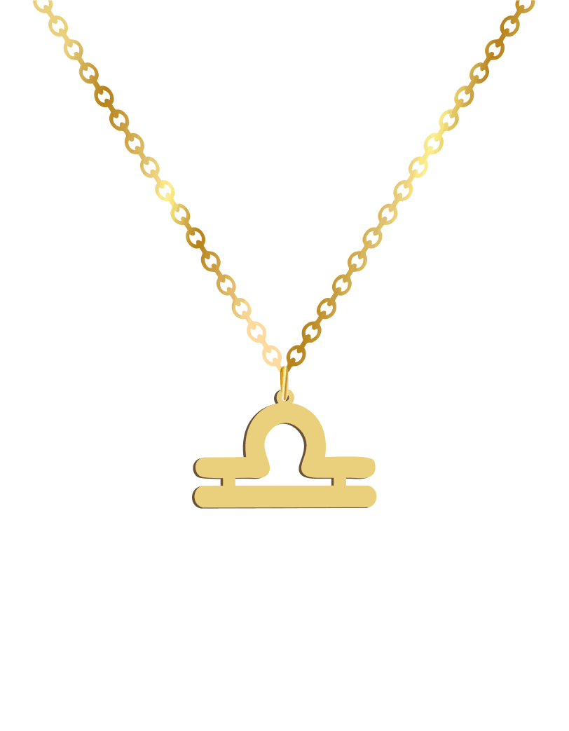 Libra best sale sign necklace
